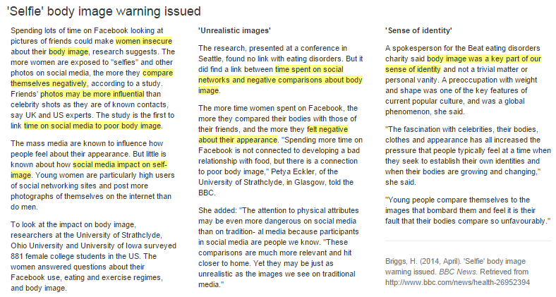 COM200: How to Summarize an Article