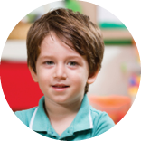 Preschooler in classroom